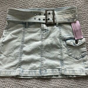 target denim skirt